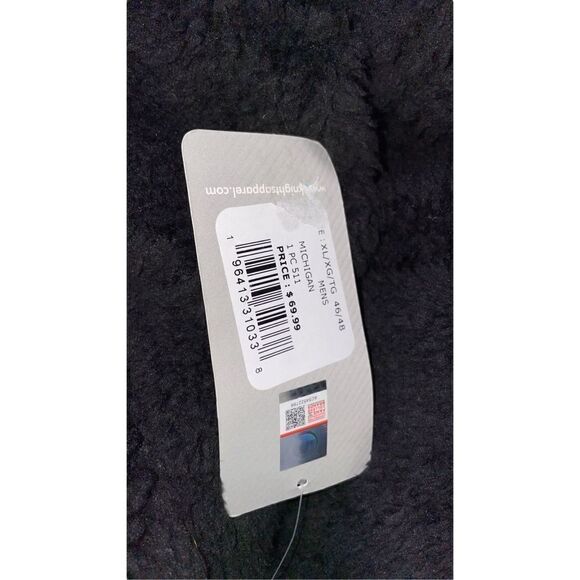 ProEdge Black University of Michigan, UofM, Sherpa Quarter Zip SIZE XL NWT - Picture 5 of 5